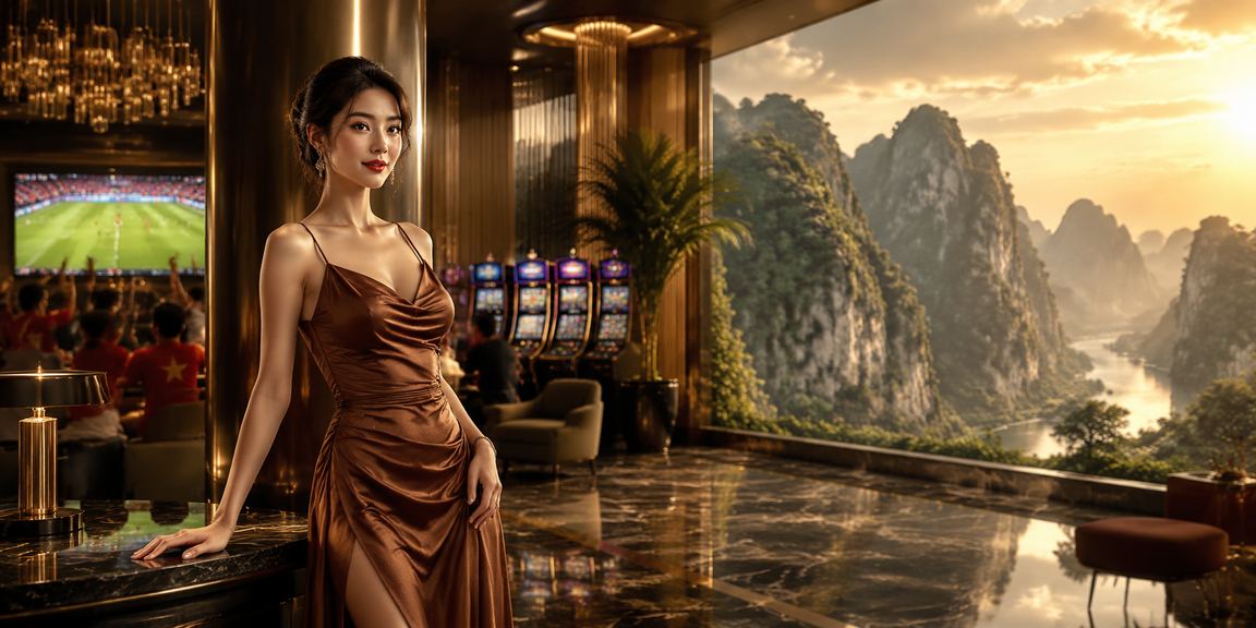 Người chơi thư giãn với cà phê trong khi trải nghiệm slot game tại Ninh Bình